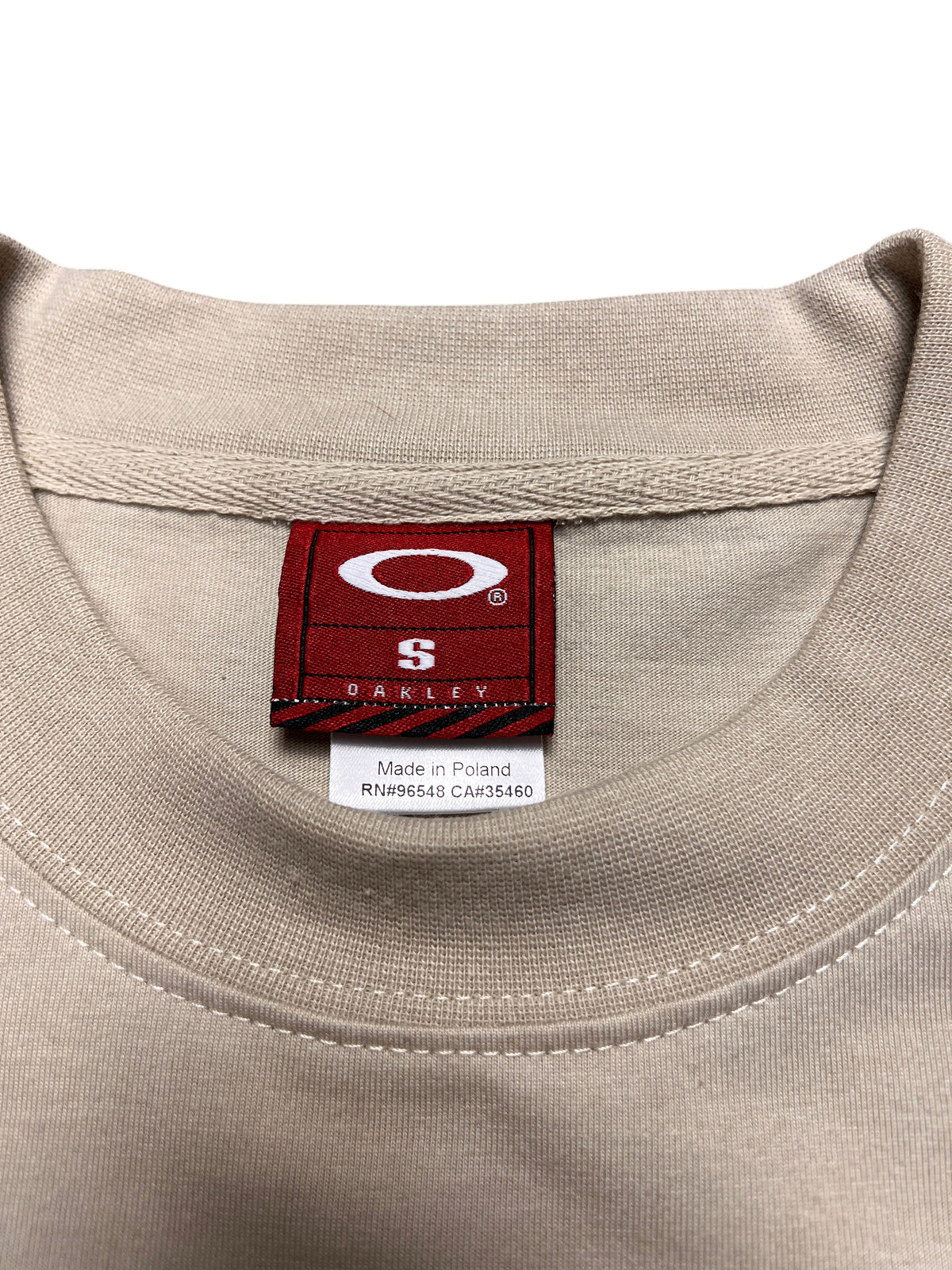 Oakley Vintage 2000s Water Skull T-Shirt Sand New with Tags S