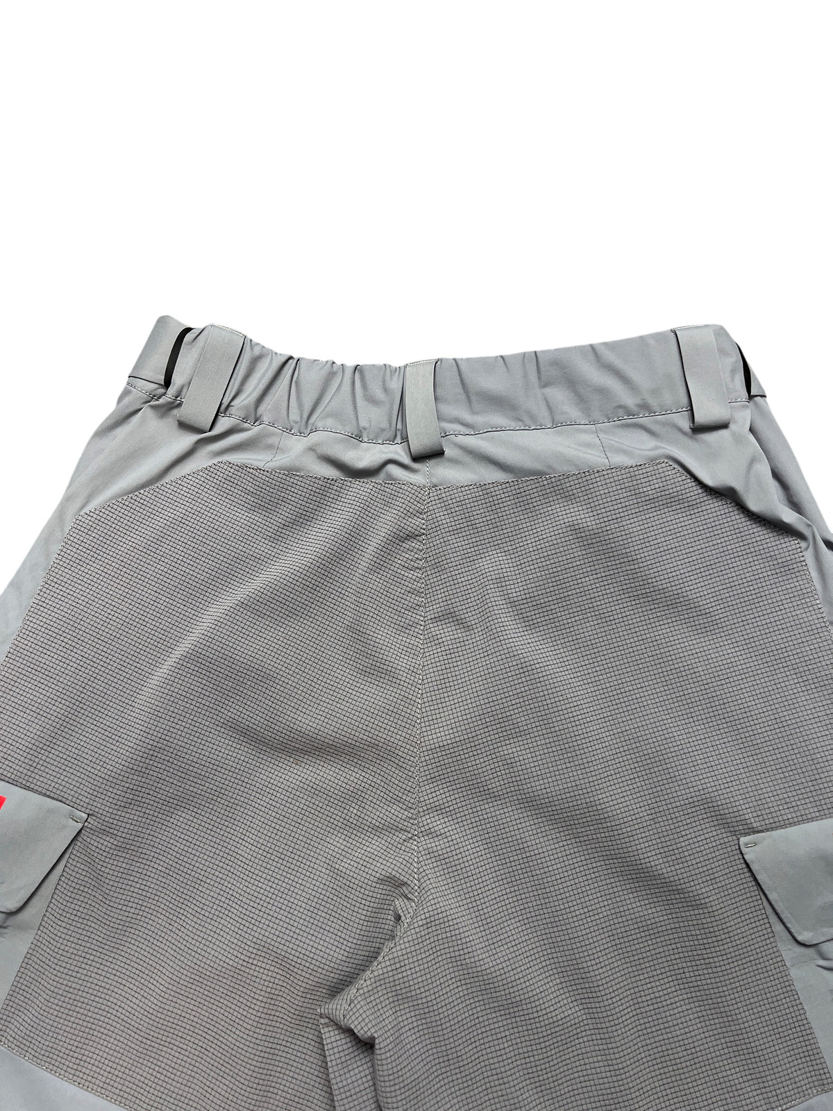 Prada Linea Rossa Luna Rossa Pirelli cargo shorts, grey, size 50
