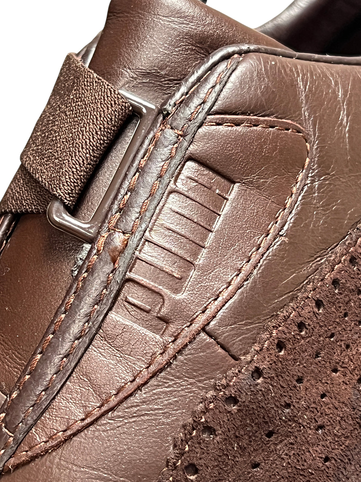 Puma Mostro brown leather, vintage 2006, EU 43