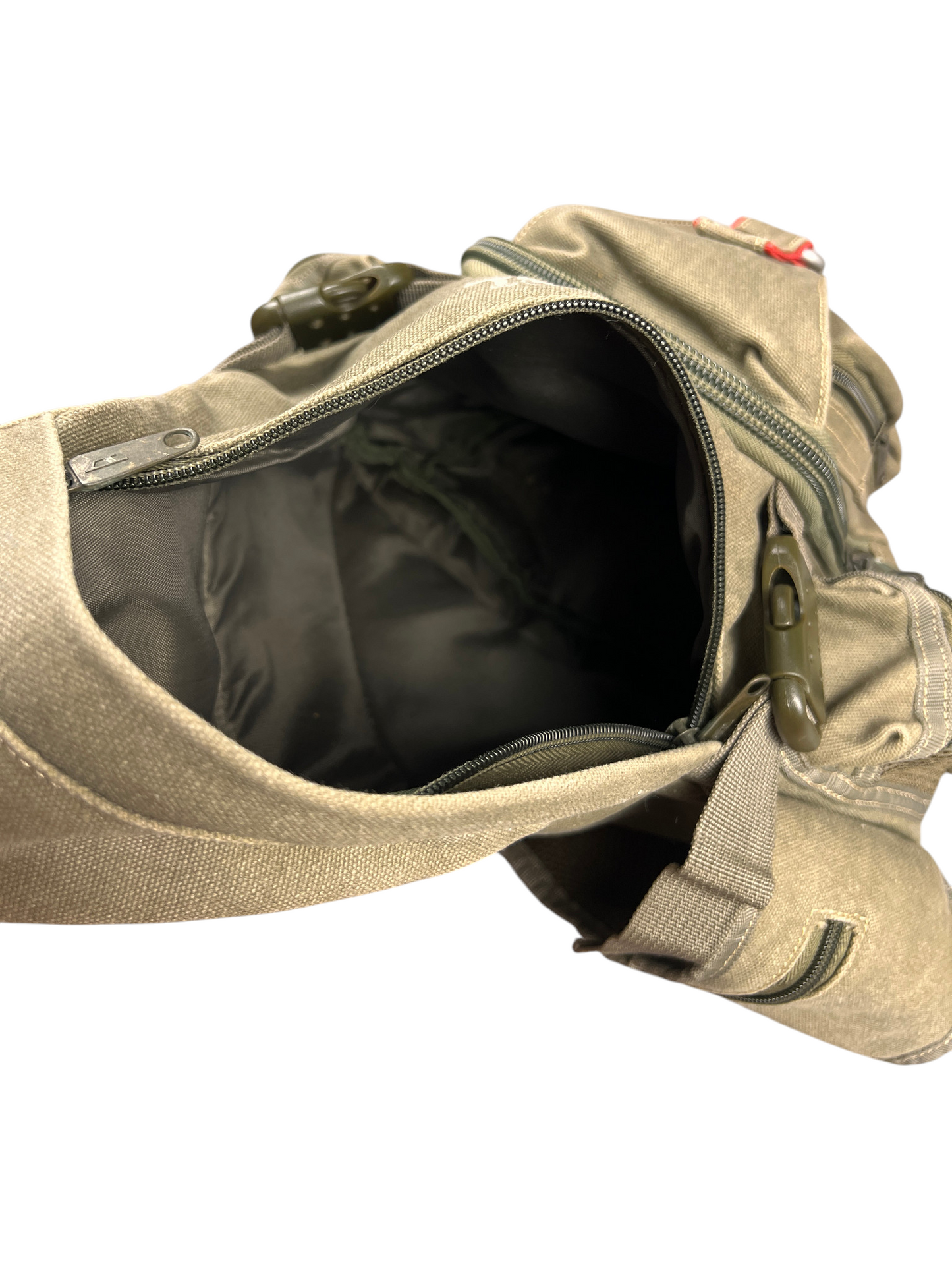 Interior lining of the vintage Diesel tactical bag